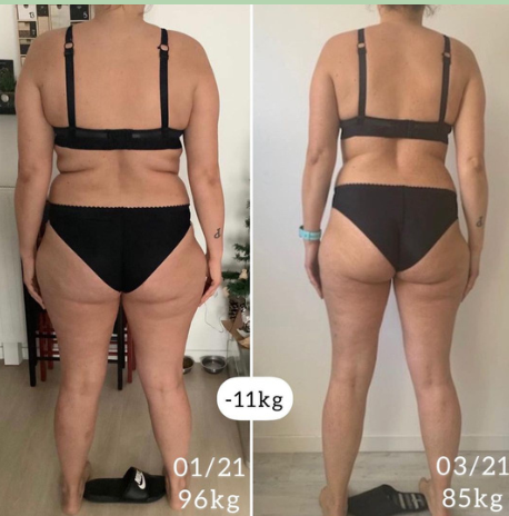 Transformation avant/après 1